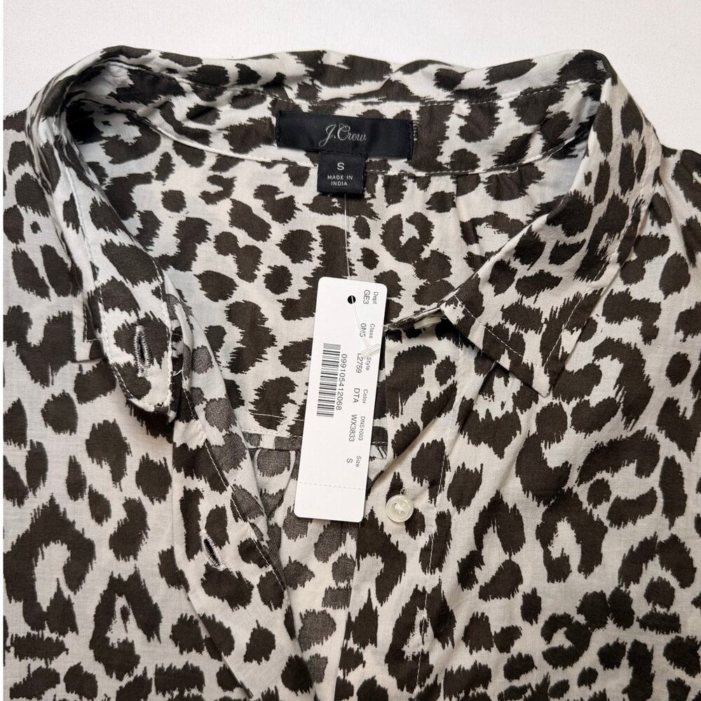 J.Crew Leopard Print Swim Cover-Up Dress Size Small Sheer NWT - Picture 6 of 12
